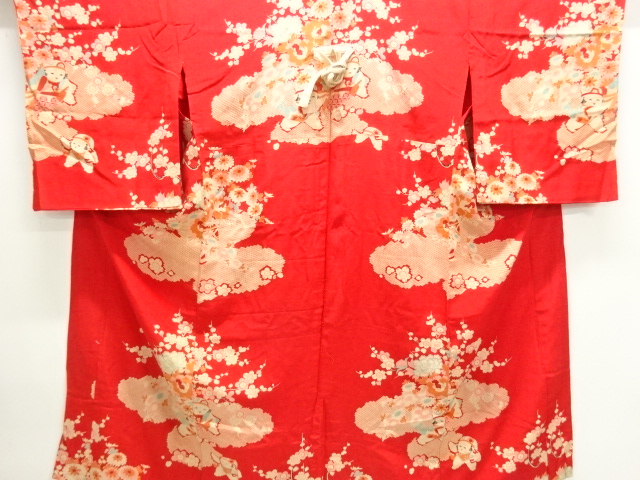アンティーク　錦紗　子供着物 楽天市場】【10％OFF！5/1 0:00-5/7 23:59迄】七五三 着物 レンタル 7